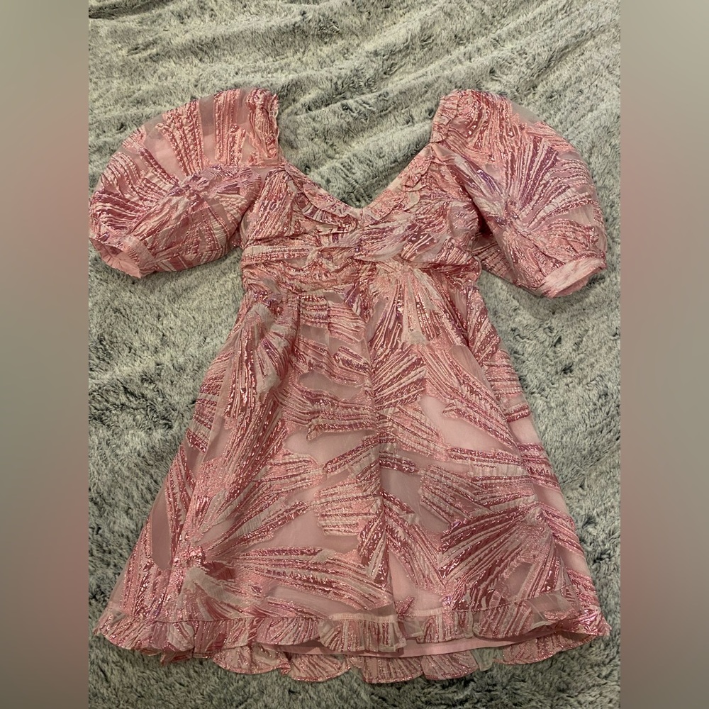 Colby puff sleeve mini dress